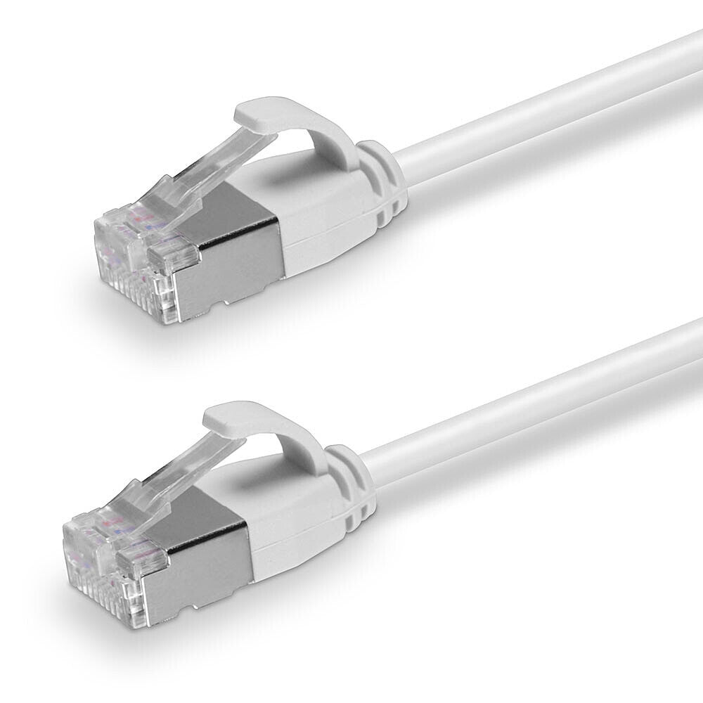 Lindy 0.5m Cat.6A U/FTP Ultra Slim Network Cable, Grey