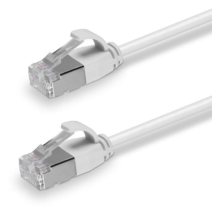 Lindy 0.5m Cat.6A U/FTP Ultra Slim Network Cable, Grey