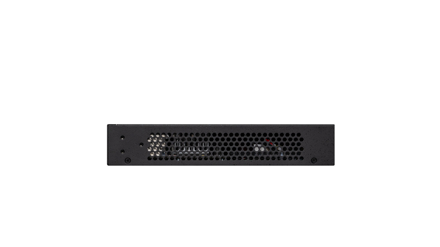 GS-2412P Managed L2+ Gigabit Ethernet (10/100/1000) Power over Ethernet (PoE) Black