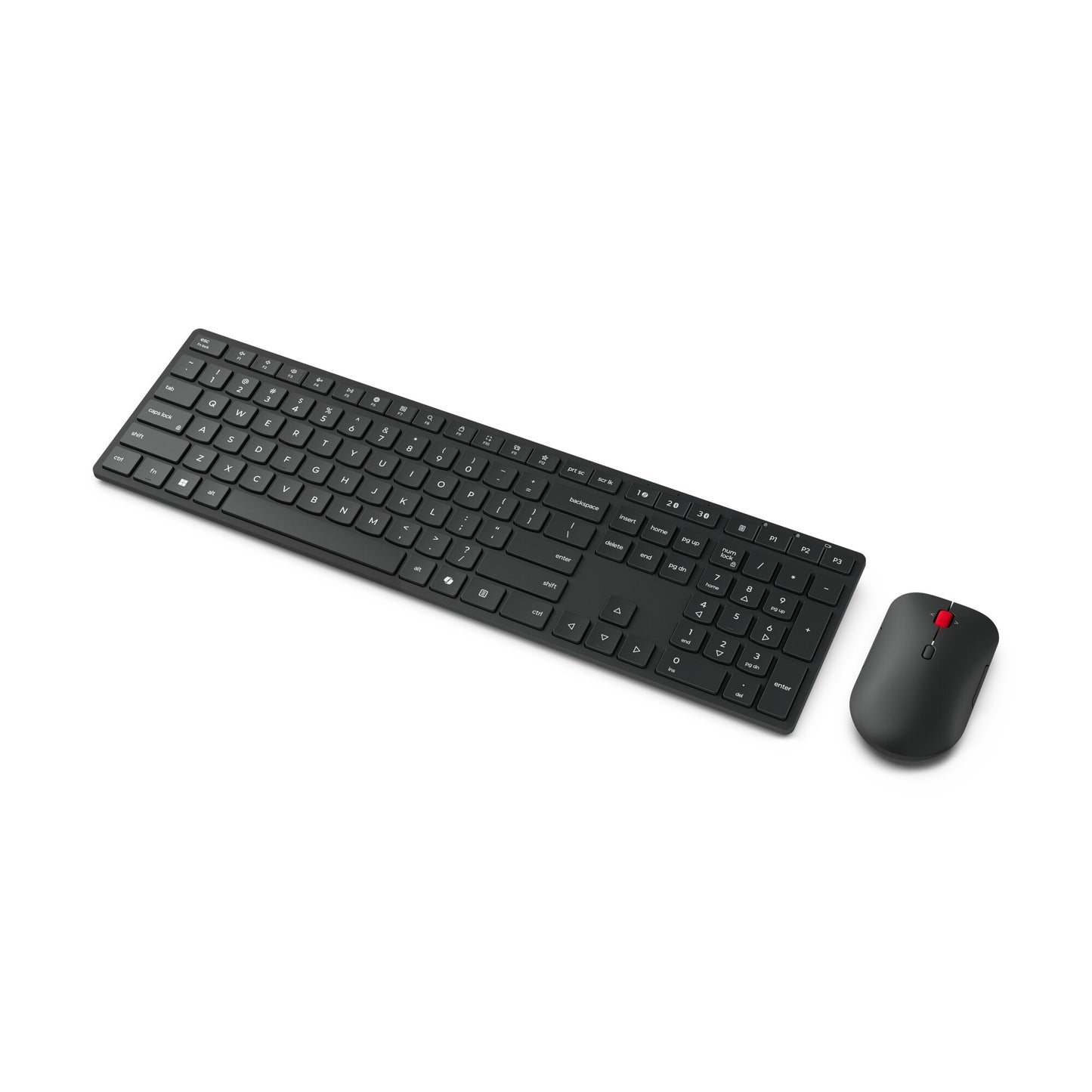Lenovo 4X31S04814 keyboard Mouse included Office RF Wireless + Bluetooth German Black
