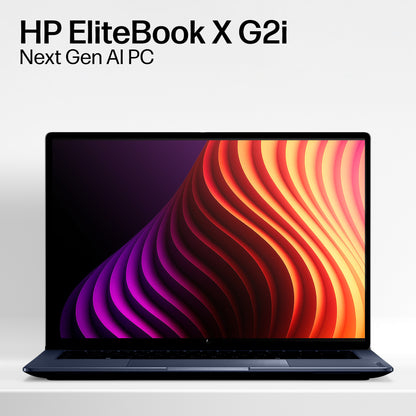 HP EliteBook X G2i 14 inch Notebook Next Gen AI PC Wolf Pro Security Edition Copilot+ PC Intel Core Ultra 7 356H Laptop 35.6 cm (14") 3K 32 GB LPDDR5x-SDRAM 512 GB SSD Wi-Fi 7 (802.11be) Windows 11 Pro Blue