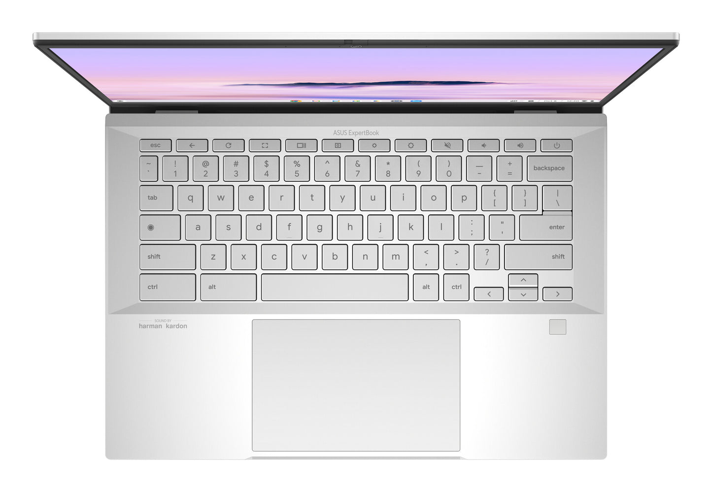 ASUS Chromebook Plus Enterprise CB54 CB5403CMA-QM0909 Intel Core Ultra 5 115U 35.6 cm (14") Touchscreen WQXGA 16 GB LPDDR5x-SDRAM 256 GB SSD Wi-Fi 6E (802.11ax) ChromeOS Silver