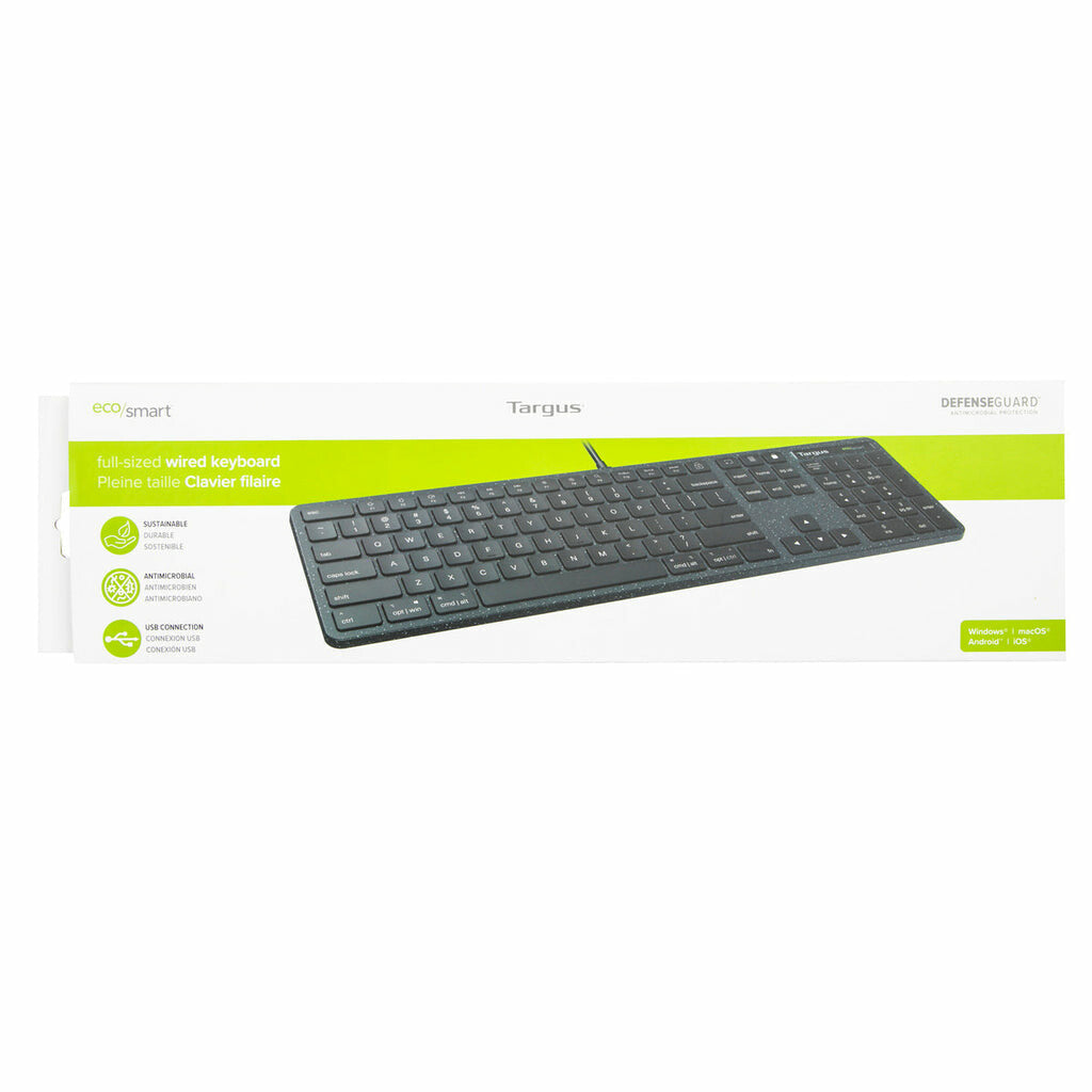 Targus AKB874UK keyboard Universal USB QWERTY UK English Black