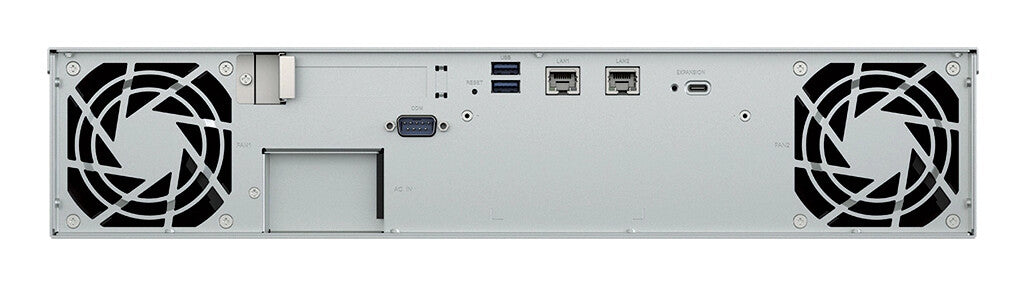 Synology RackStation RS1226+ NAS/storage server Rack (2U) AMD Ryzen V1500B 4 GB DDR4 0 TB Synology DSM Black