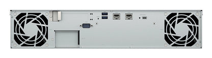 Synology RackStation RS1226+ NAS/storage server Rack (2U) AMD Ryzen V1500B 4 GB DDR4 0 TB Synology DSM Black