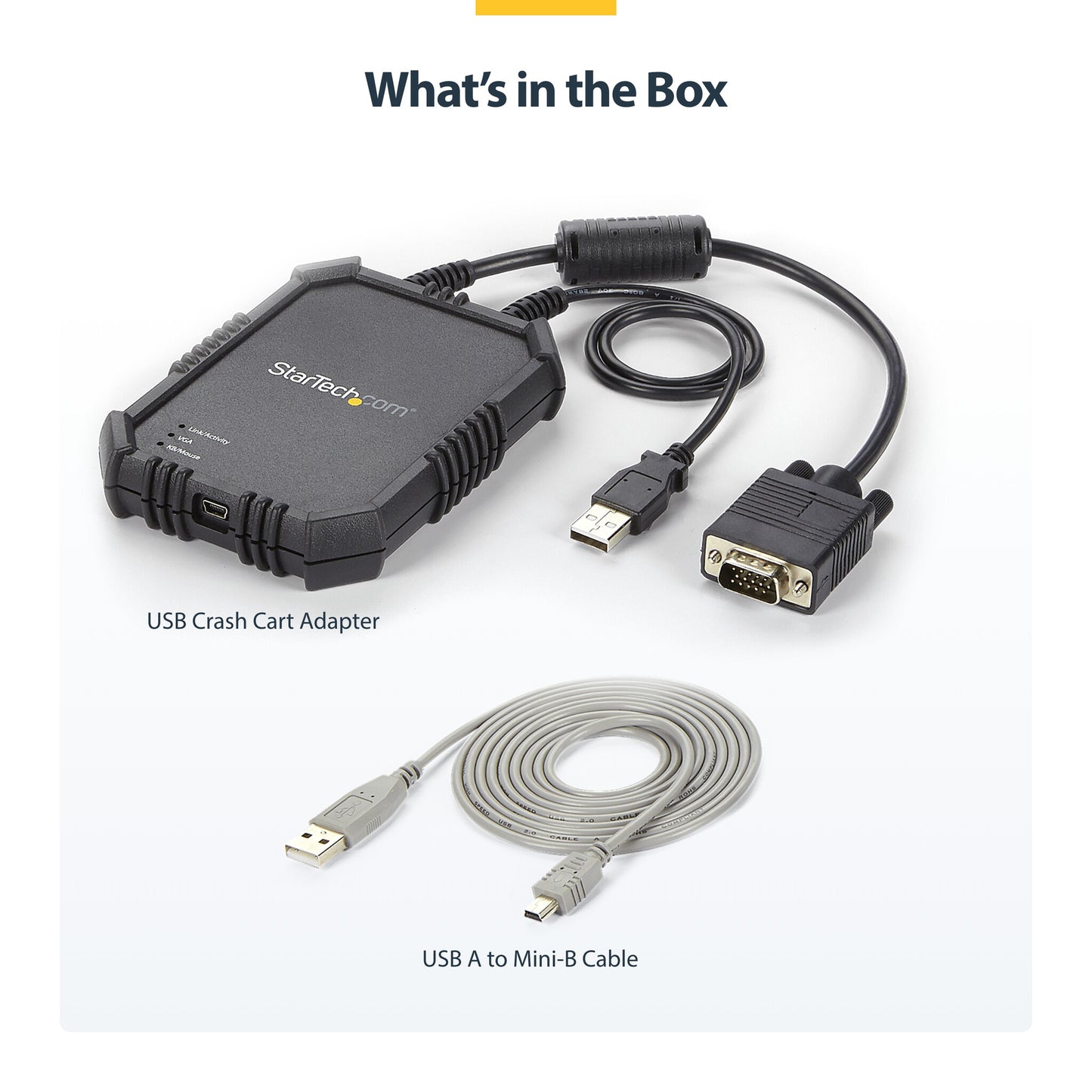 StarTech.com Laptop-to-Server KVM Console with Rugged Housing