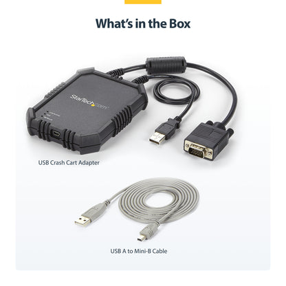 StarTech.com Laptop-to-Server KVM Console with Rugged Housing