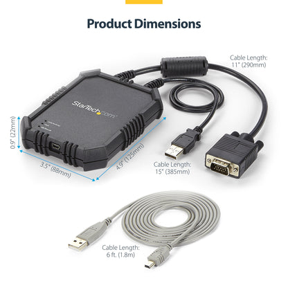 StarTech.com Laptop-to-Server KVM Console with Rugged Housing