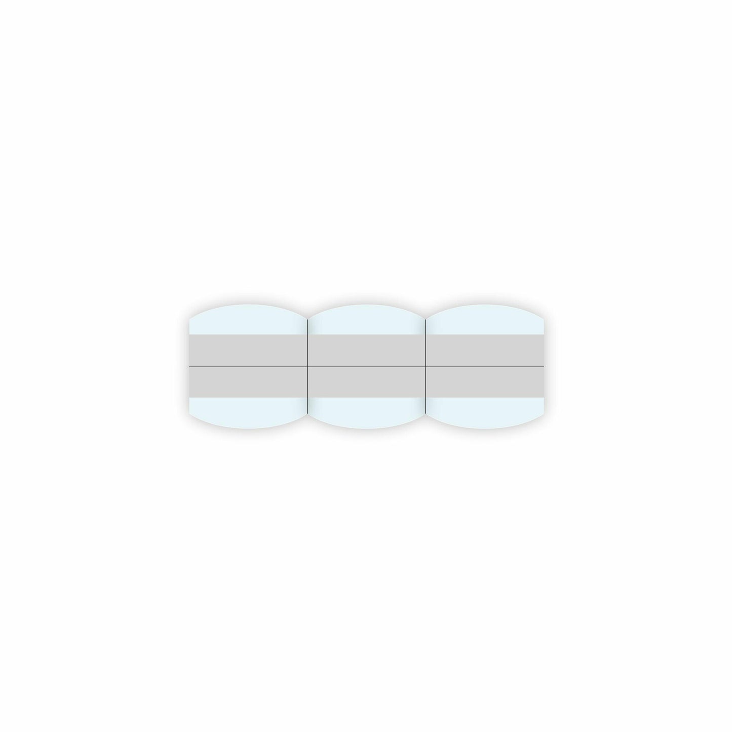 DICOTA D30194 self-adhesive label Rectangle Transparent