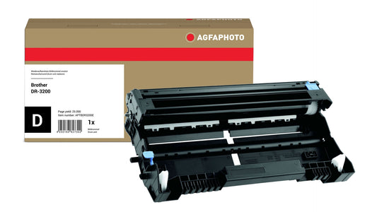 AgfaPhoto Compatible Drum Unit, Replacement for Brother DR-3200, 25000 Pages