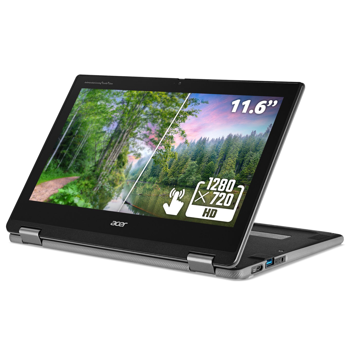 Acer Chromebook CB311SPIN MDK-540 4/64 TCH CHR MediaTek Kompanio Kompanio 540 29.5 cm (11.6") Touchscreen HD 4 GB LPDDR5x-SDRAM 64 GB eMMC Wi-Fi 6E (802.11ax) ChromeOS Black