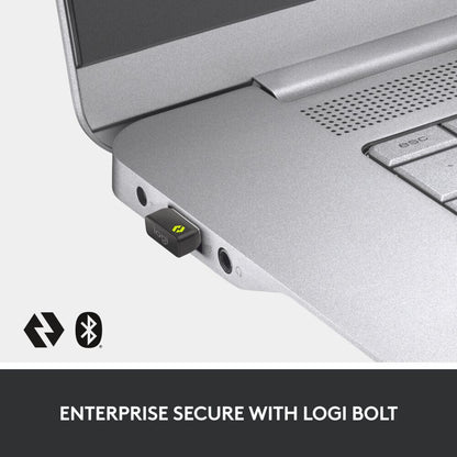 Logitech Master MX Keys Combo for Bussiness keyboard Mouse included Office RF Wireless + Bluetooth AZERTY French Graphite