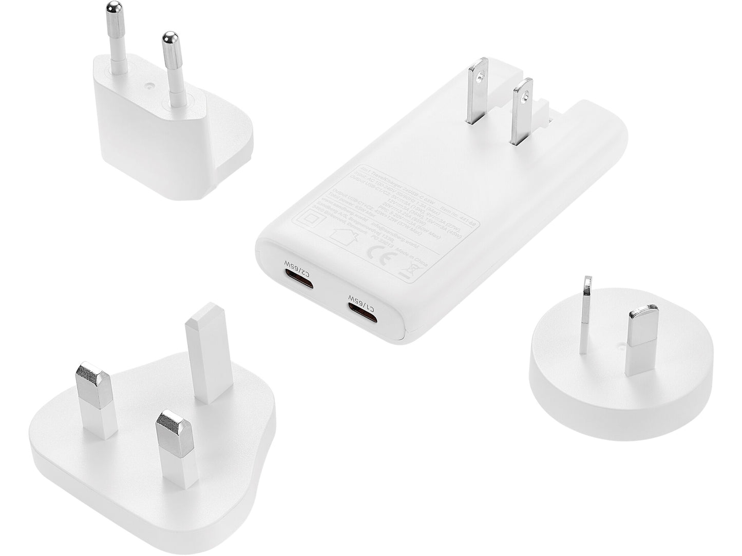 Sandberg 4in1 TravelCharger 65W White