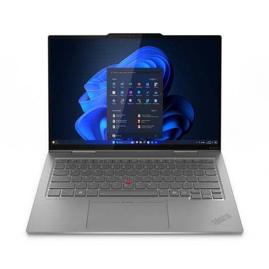 Lenovo ThinkPad X1 2-in-1 Gen 10 Aura Edition Intel Core Ultra 7 255U Hybrid (2-in-1) 35.6 cm (14") Touchscreen 2.8K 32 GB LPDDR5x-SDRAM 1 TB SSD Wi-Fi 6E (802.11ax) Windows 11 Pro UK English Grey