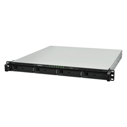 Synology RackStation RS826+ NAS/storage server Rack (1U) AMD Ryzen V1500B 4 GB DDR4 0 TB DiskStation Manager Black, Grey