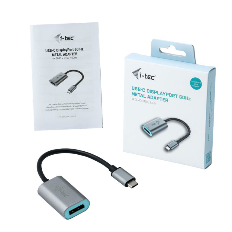 i-tec Metal USB-C Display Port Adapter 4K/60Hz