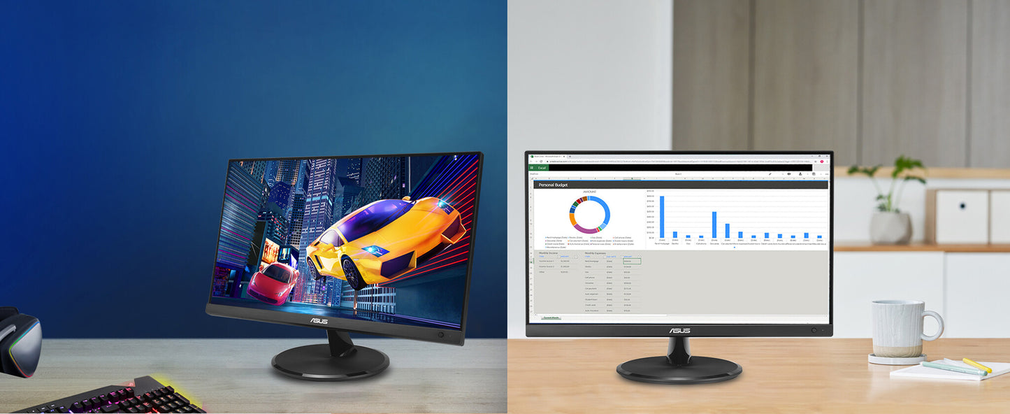 ASUS VZ279HG computer monitor 68.6 cm (27") 1920 x 1080 pixels Full HD LCD Black