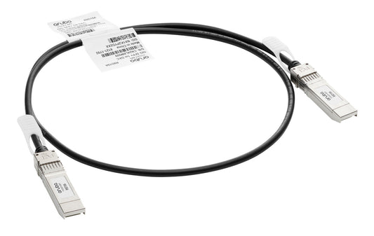 HPE Aruba Networking 10G SFP+ / SFP+ 1m InfiniBand/fibre optic cable SFP+ Black