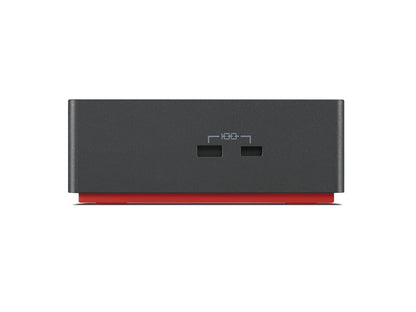 Lenovo 40B00300DK laptop dock/port replicator Wired Thunderbolt 4 Black, Red