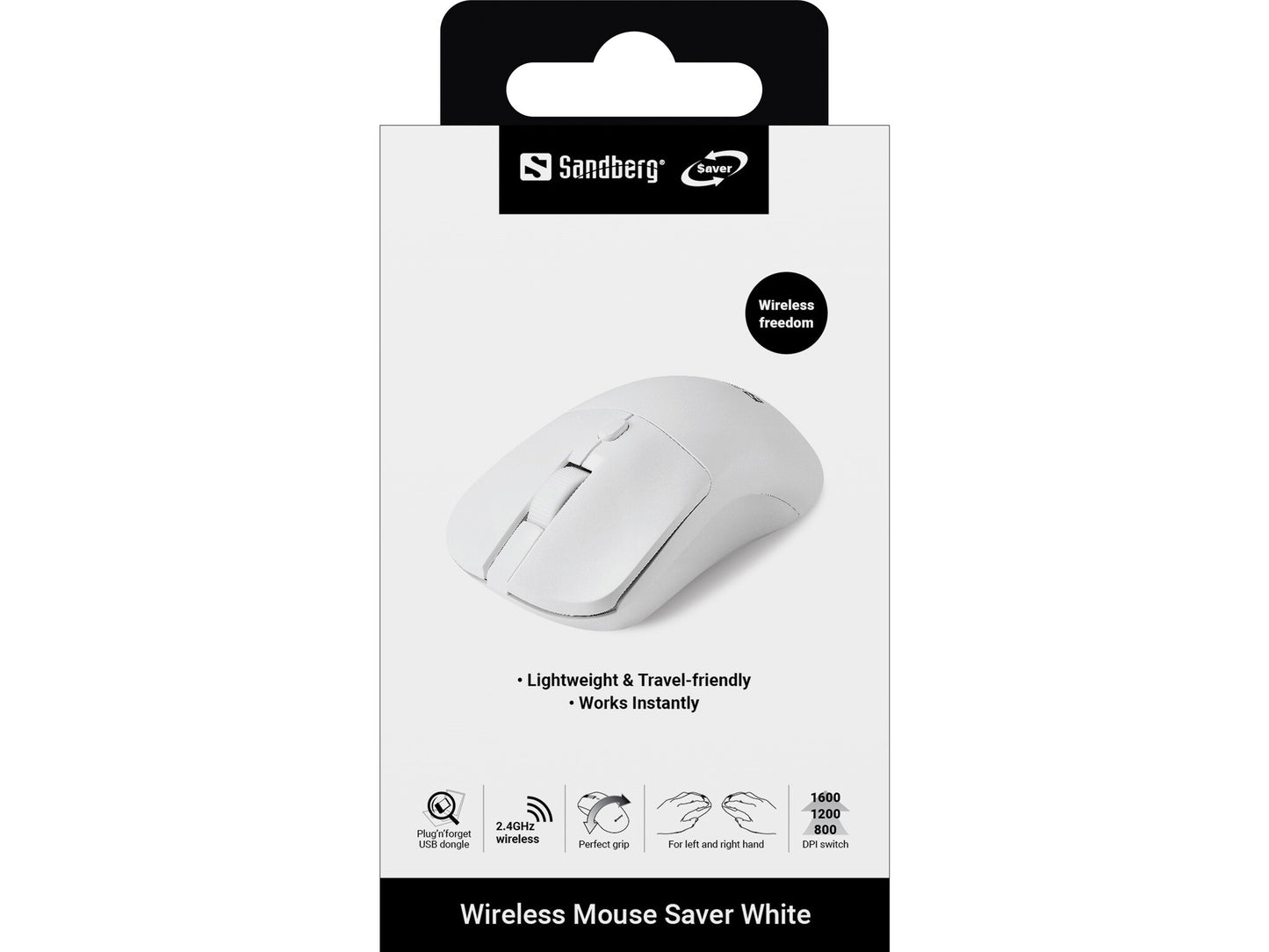 Sandberg Wireless Mouse Saver White