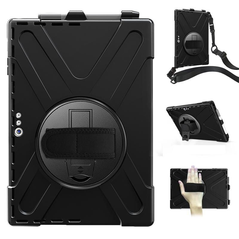 eSTUFF AUSTIN Defender Case for Microsoft Surface Pro 7+/7/6/5/4 - Black