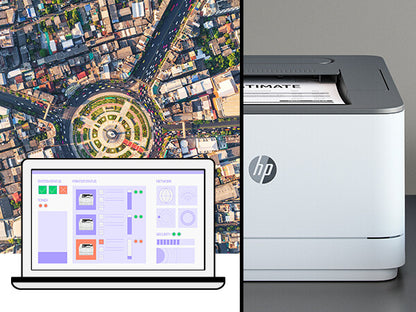 HP LaserJet Pro 3102fdn Multifunction Black and white Printer, Ethernet Only; Copier, Scanner
