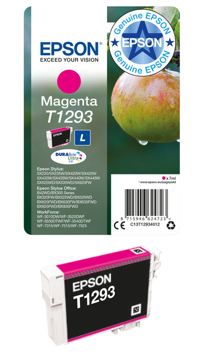 Epson Apple T1293 DURABrite Ultra Single Magenta Ink