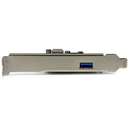 StarTech.com 2-Port USB 3.1 (10Gbps) Card - USB-A, 1x External, 1x Internal - PCIe