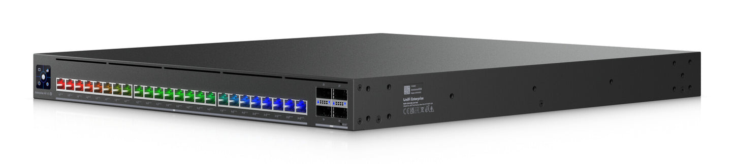 Ubiquiti UniFi EAV-XG-24-PoE (2150W) Managed L2/L3 10G Ethernet (100/1000/10000) Power over Ethernet (PoE) 1U Black