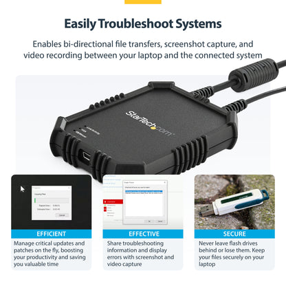 StarTech.com Laptop-to-Server KVM Console with Rugged Housing