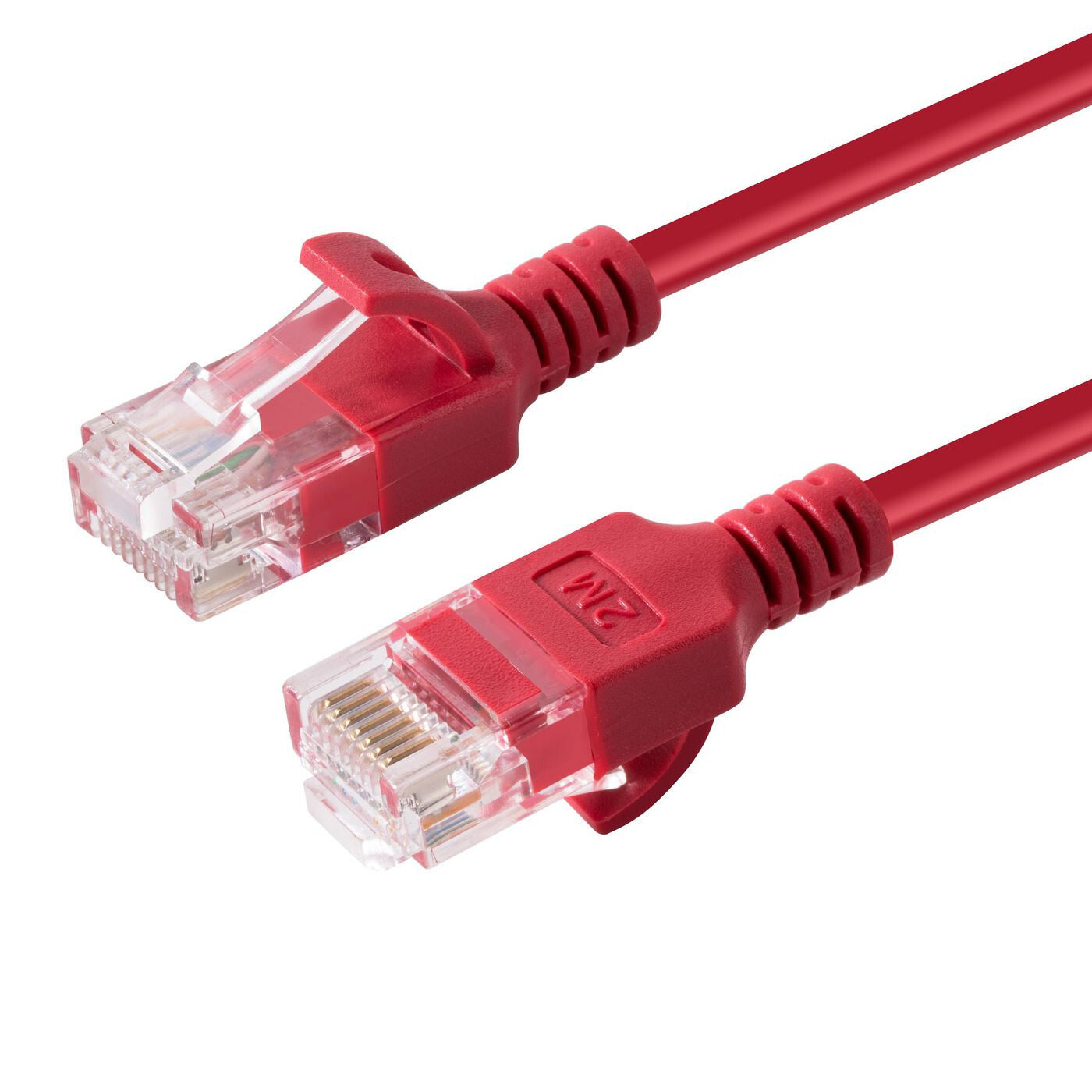 Microconnect V-UTP6A03R-SLIM networking cable Red 3 m Cat6a U/UTP (UTP)