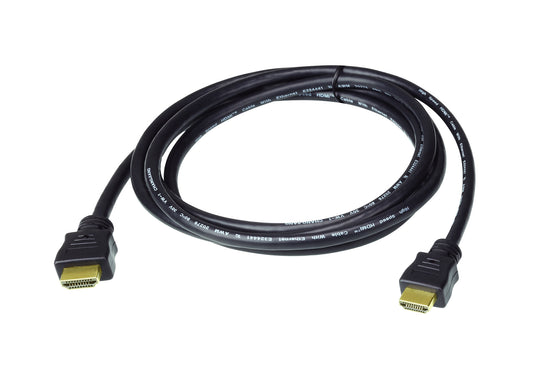 ATEN High Speed HDMI Cable with Ethernet True 4K ( 4096X2160 @ 60Hz); 1 m HDMI Cable with Ethernet