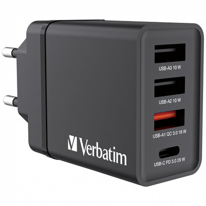 Verbatim 49700 mobile device charger Universal Black AC Fast charging Indoor