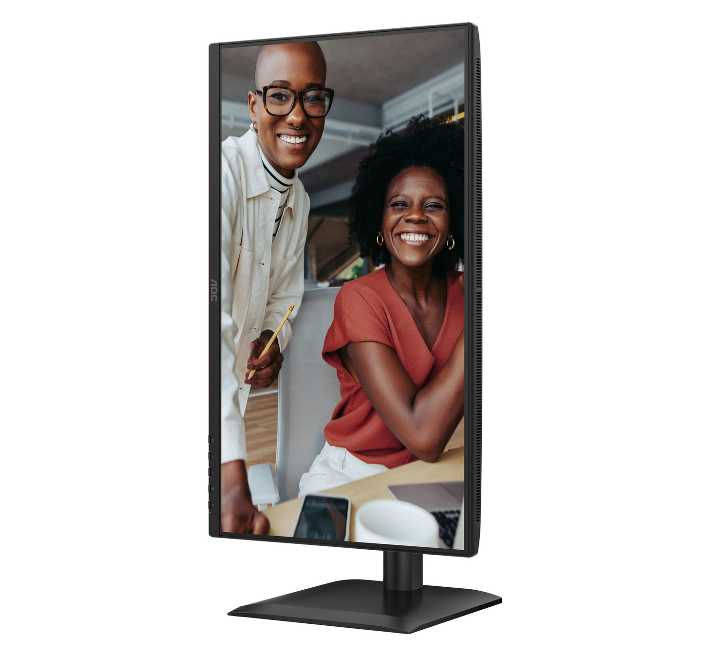 AOC E4 24E4CV computer monitor 60.5 cm (23.8") 1920 x 1080 pixels Full HD LED Black