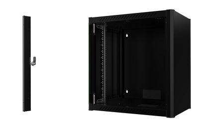Lanview RWM12U45BL rack cabinet 12U Wall mounted rack Black