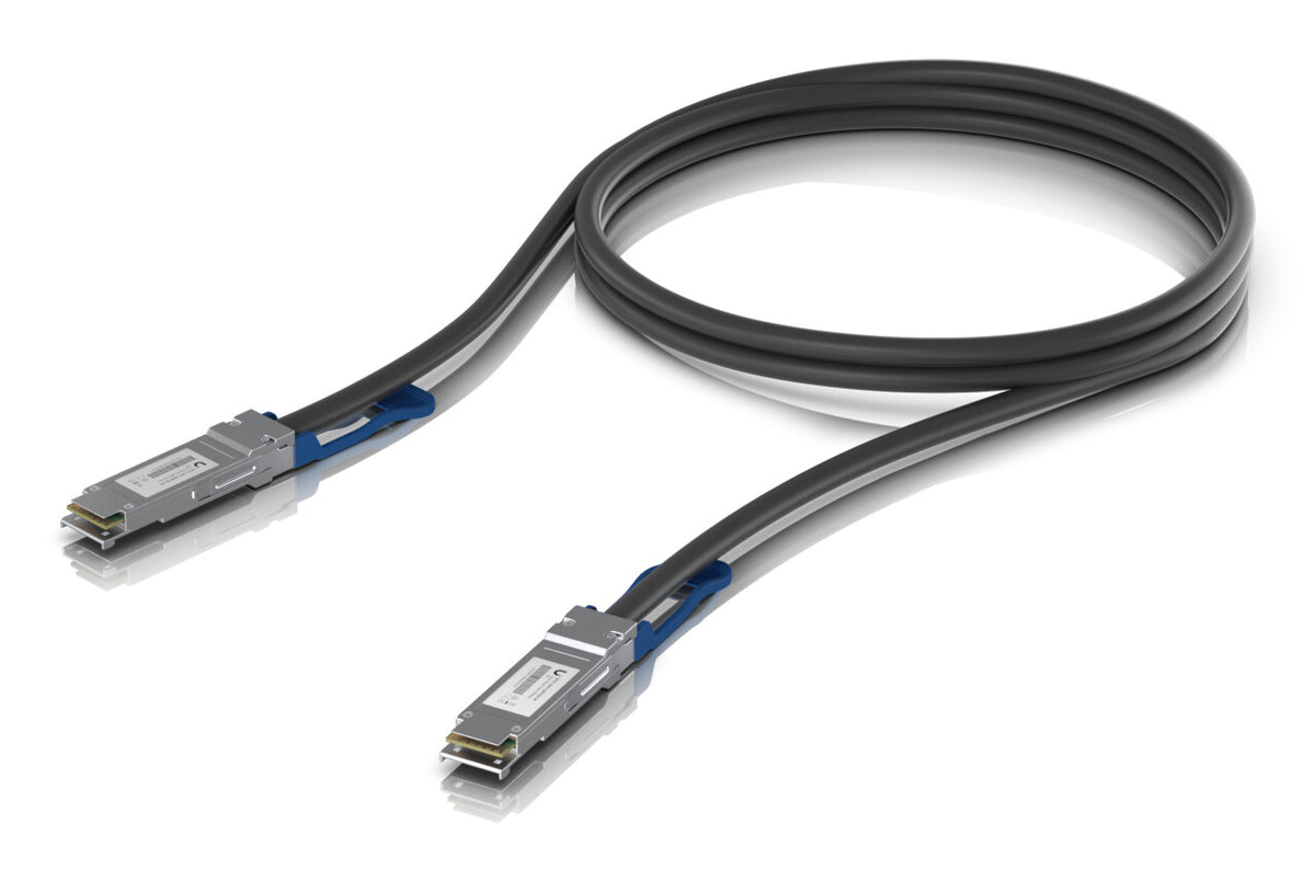 Ubiquiti UACC-DAC-QSFP28-1M-10 InfiniBand/fibre optic cable Black
