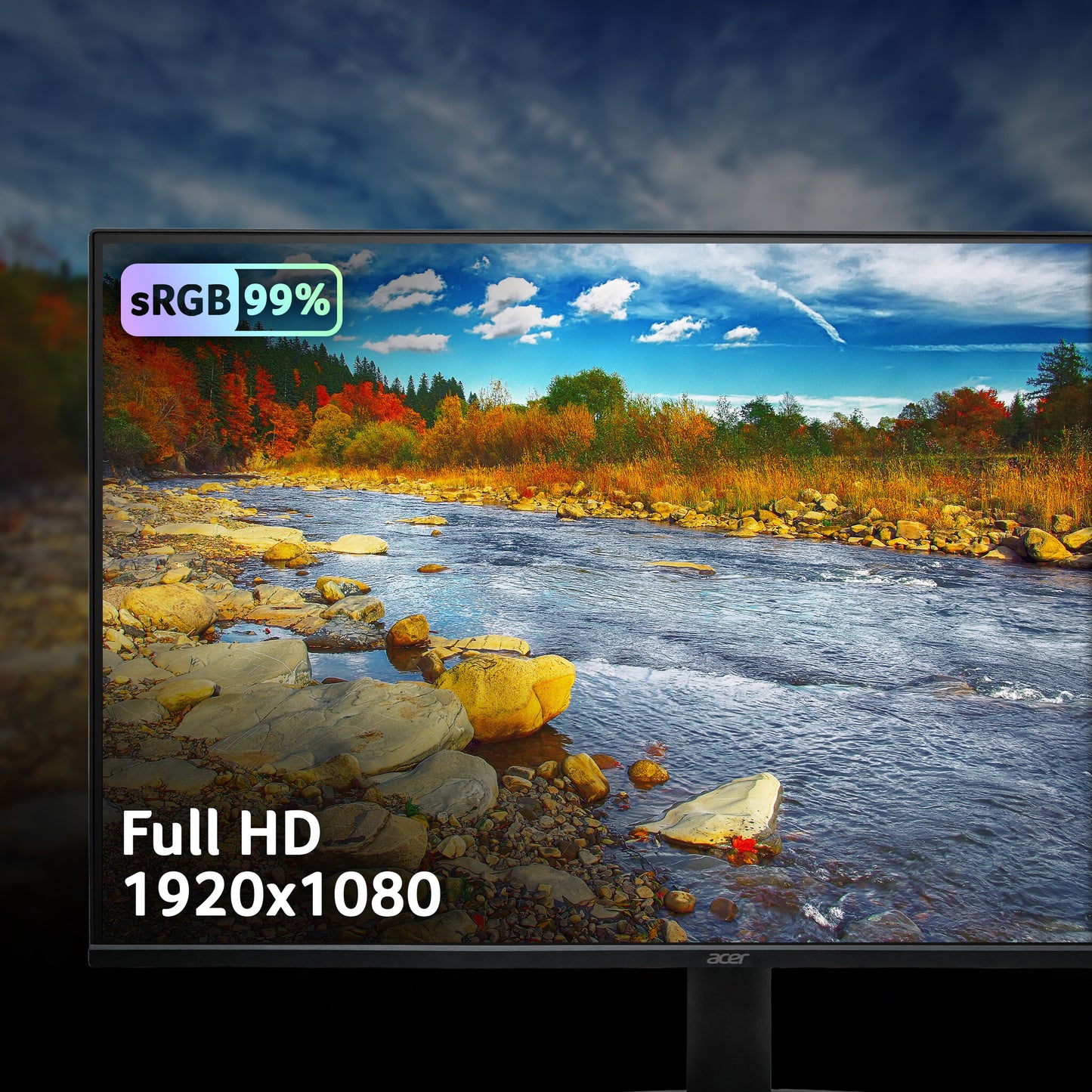 Acer EK1 EK271G monitor - 27" Full HD, 120Hz, 1ms, Adaptive Sync