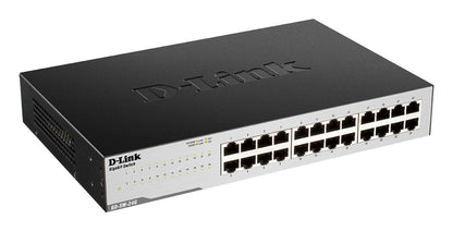 D-Link GO-SW-24G Unmanaged L2 Gigabit Ethernet (10/100/1000) 1U Black