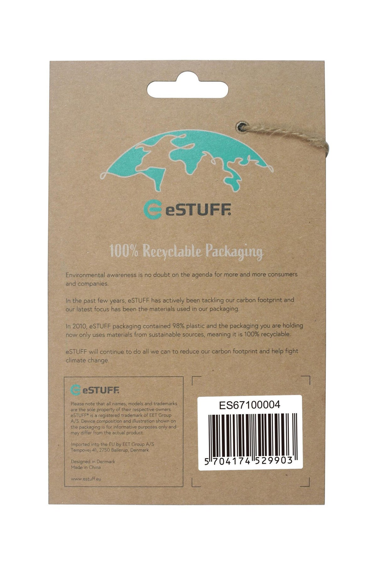 eSTUFF ES67100004 mobile phone case Cover Transparent