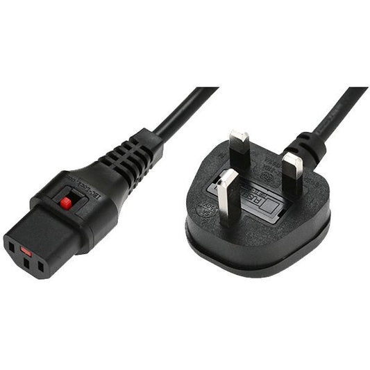 Microconnect MC-UKC132B power cable Black 2 m Power plug type G C13 coupler
