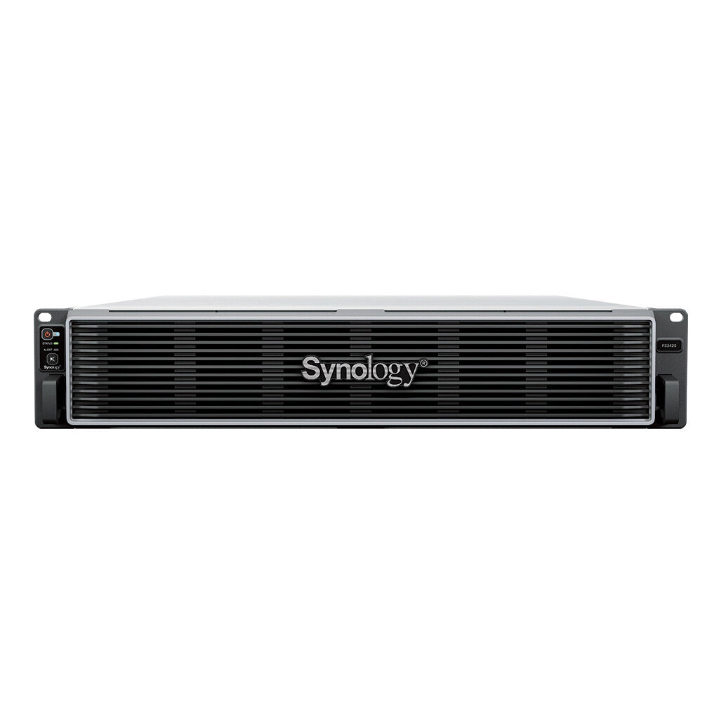 Synology FlashStation FS3420 NAS/storage server Rack (2U) Intel® Xeon® D D-1739 32 GB DDR4 0 TB DSM Black