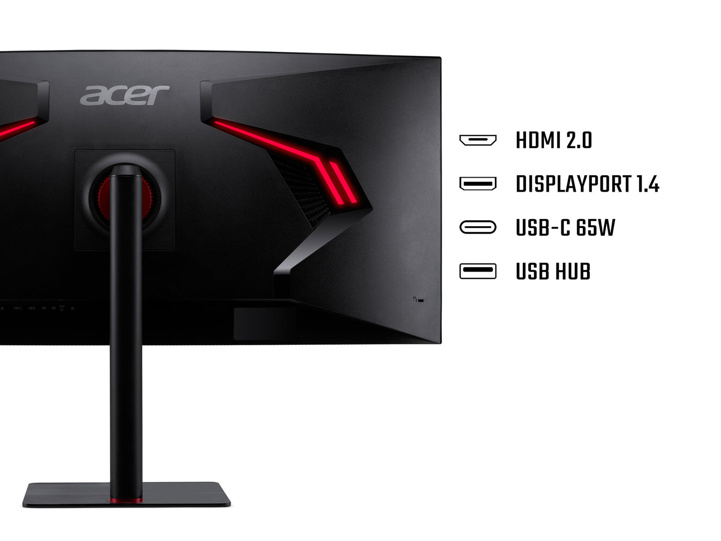 Acer Nitro XV5 Nitro XV345CURV3 34" WQHD (3440x1440) 180Hz FreeSync USB-C Curved Gaming Monitor