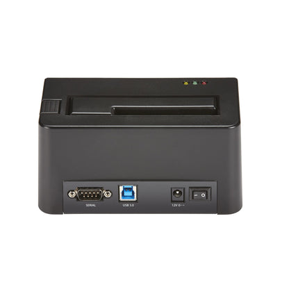 StarTech.com Single Bay Hard Drive Eraser, Standalone HDD/SSD Sanitizer, USB 3.0 to SATA II (3 Gbps), 9 Erase Modes, LCD Display, Secure Erase Hard Disk Sanitizer Dock, DB-9 Printer Port, TAA Compliant