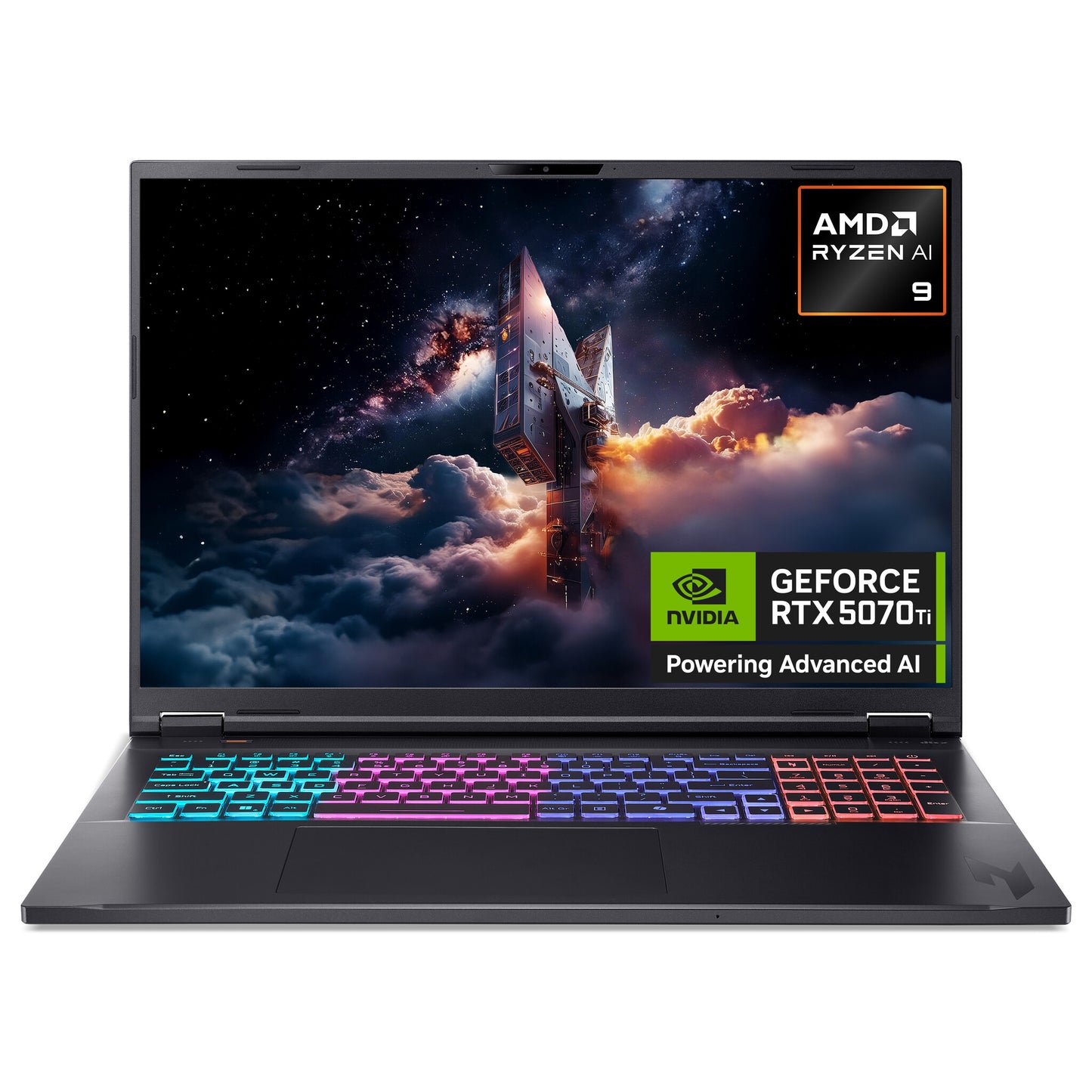 Acer Nitro 18 AI AN18-61 - AMD Ryzen AI 9 365, 32GB, 2TB SSD, NVIDIA GeForce RTX 5070Ti, 18"WQXGA, Windows 11 Gaming Laptop