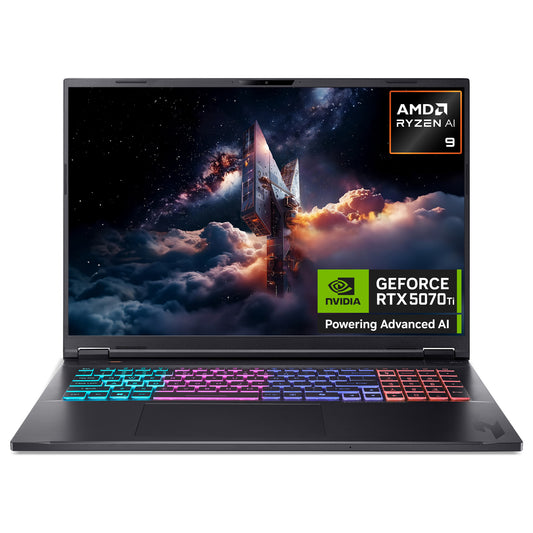 Acer Nitro 18 AI AN18-61 - AMD Ryzen AI 9 365, 32GB, 2TB SSD, NVIDIA GeForce RTX 5070Ti, 18"WQXGA, Windows 11 Gaming Laptop