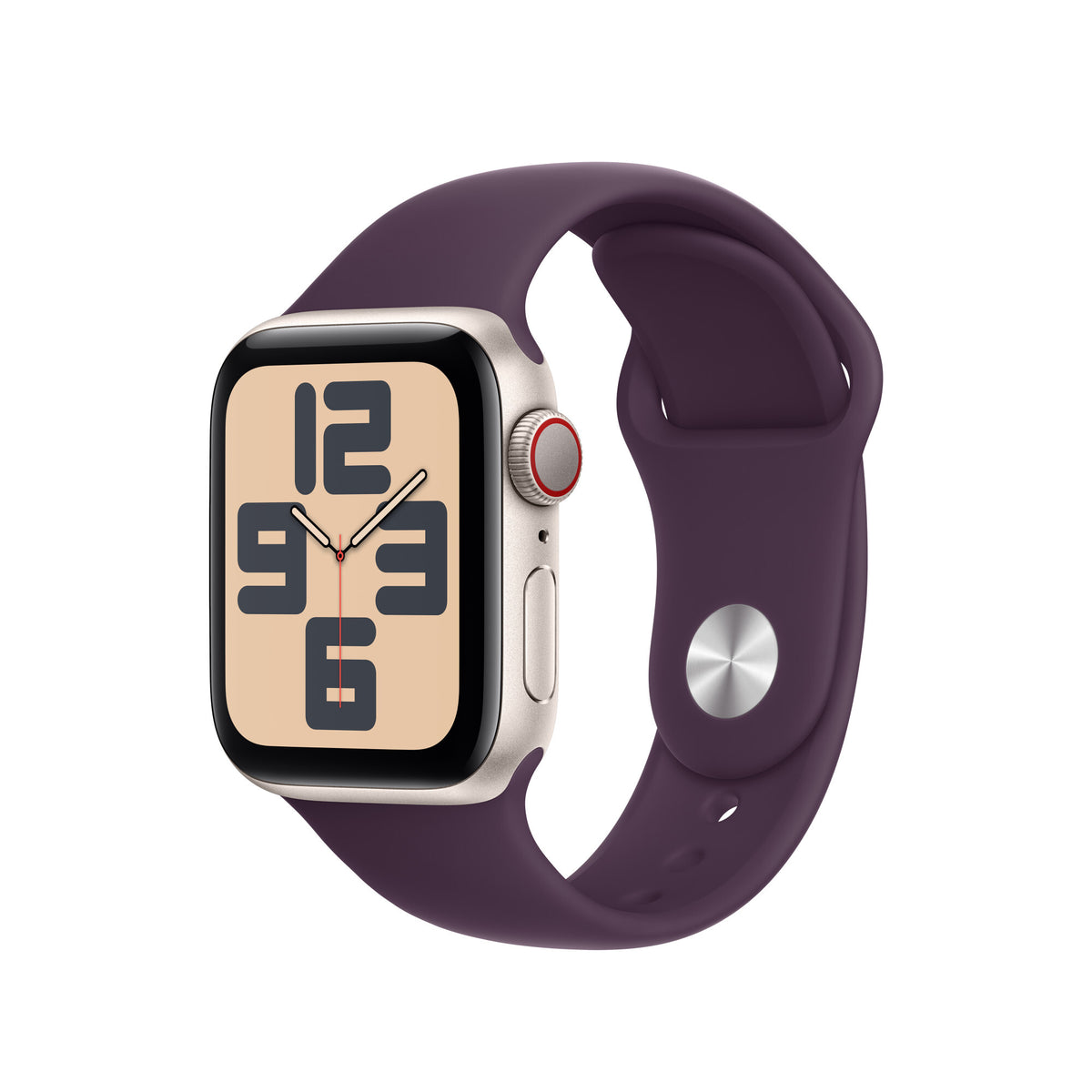 Apple MAX74ZM/A smart wearable accessory Band Plum colour, Plum Fluoroelastomer