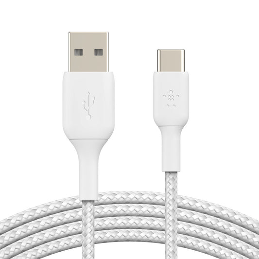 Belkin BoostCharge USB cable 2 m USB A USB C White