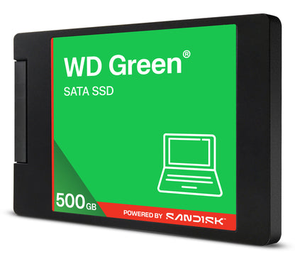 SanDisk Green WD ™ SATA SSD 2,5"/7 mm POWERED BY 500 GB
