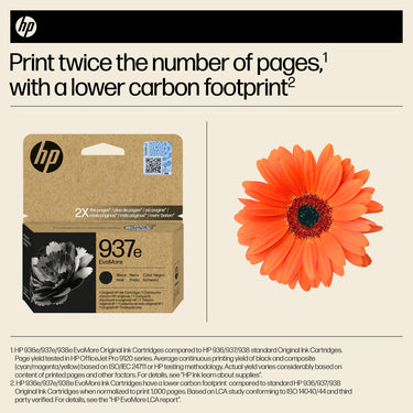 HP 937e EvoMore Black Original Ink Cartridge