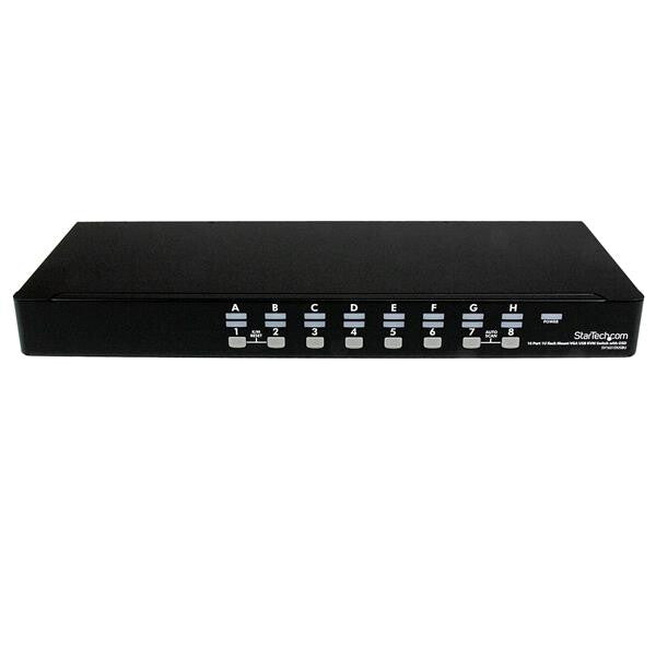 StarTech.com 16 Port 1U Rackmount USB KVM Switch with OSD